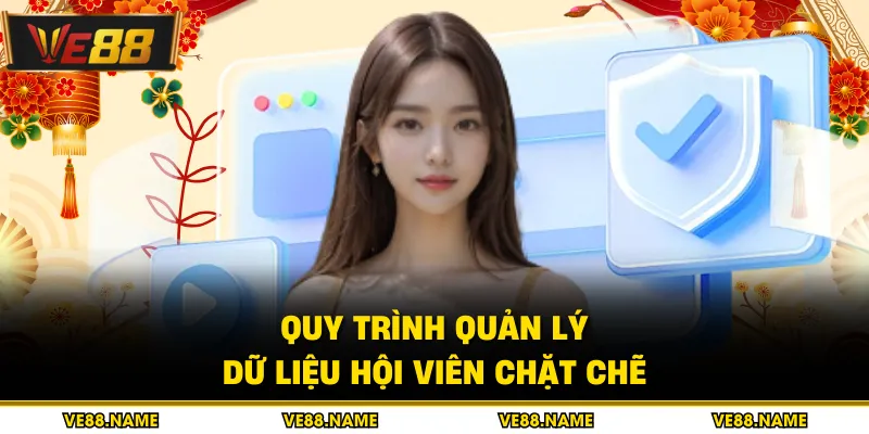 Quy trình quản lý dữ liệu hội viên chặt chẽ